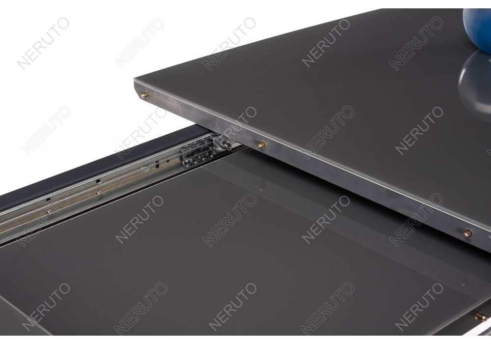 Стол на тумбе Oliver дуб антор натуральный / графит